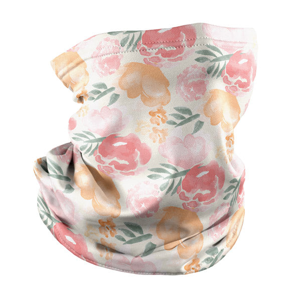 Watercolor Floral Neck Gaiter