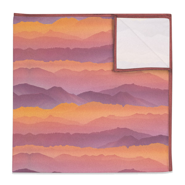 Mountain Sunset Pocket Square