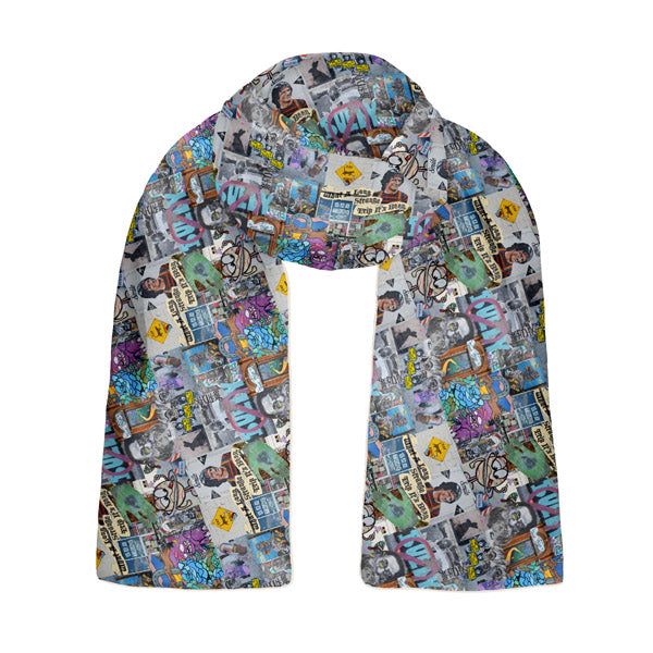 Cap Hill Street Art Rectangle Scarf